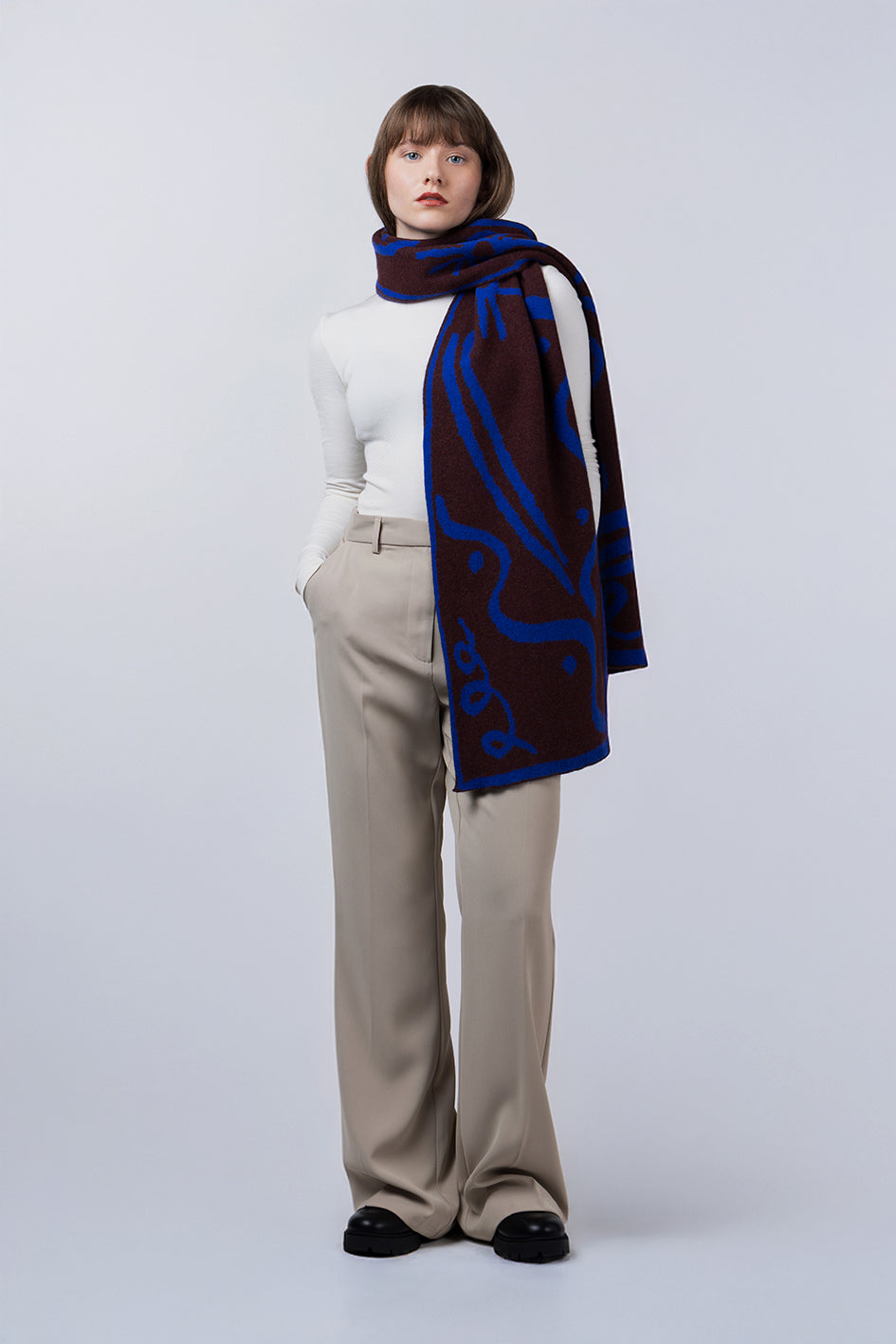 CHARITY FUND RAISER - BOOB SCARF - BROWN