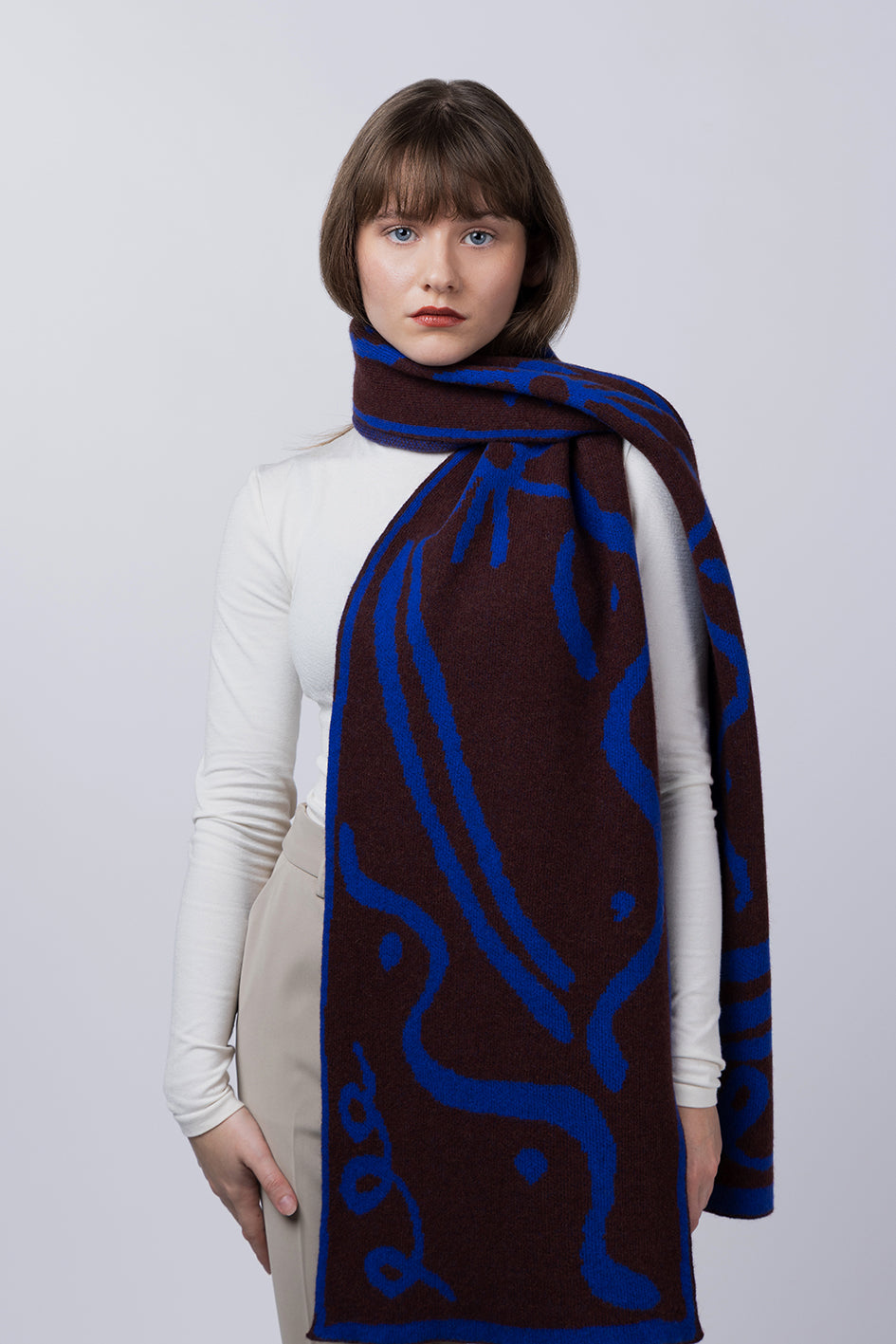 CHARITY FUND RAISER - BOOB SCARF - BROWN