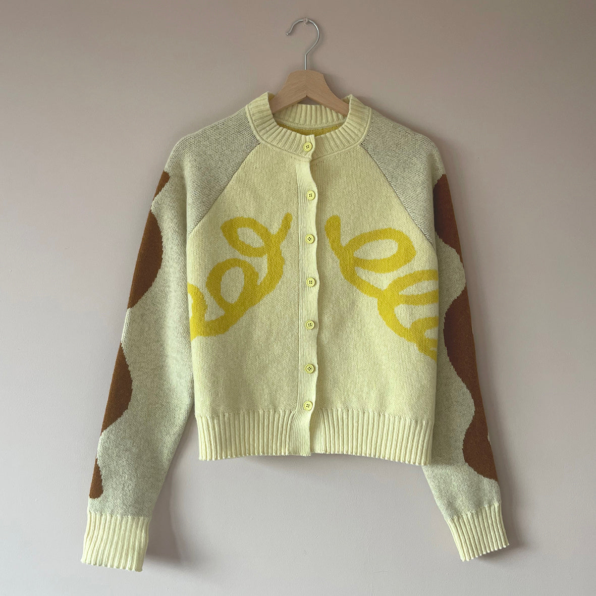 AL DENTE CROPPED CARDIGAN - PALE YELLOW – Giannina Capitani