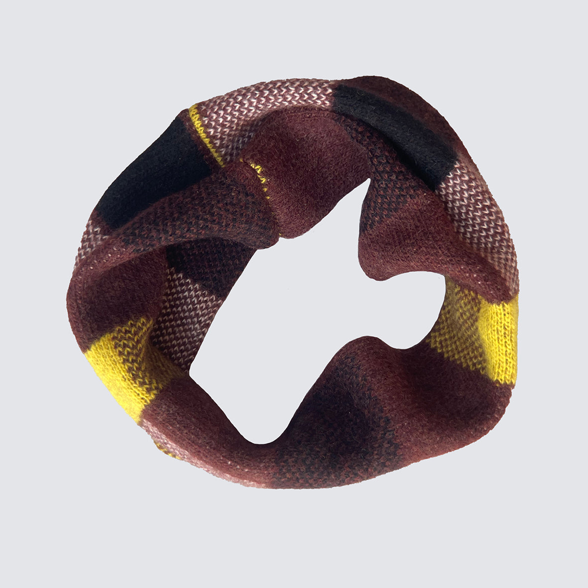 'BLOCK PRINT' TARTAN CHILDREN"S SNOOD (available in 3 colourways)