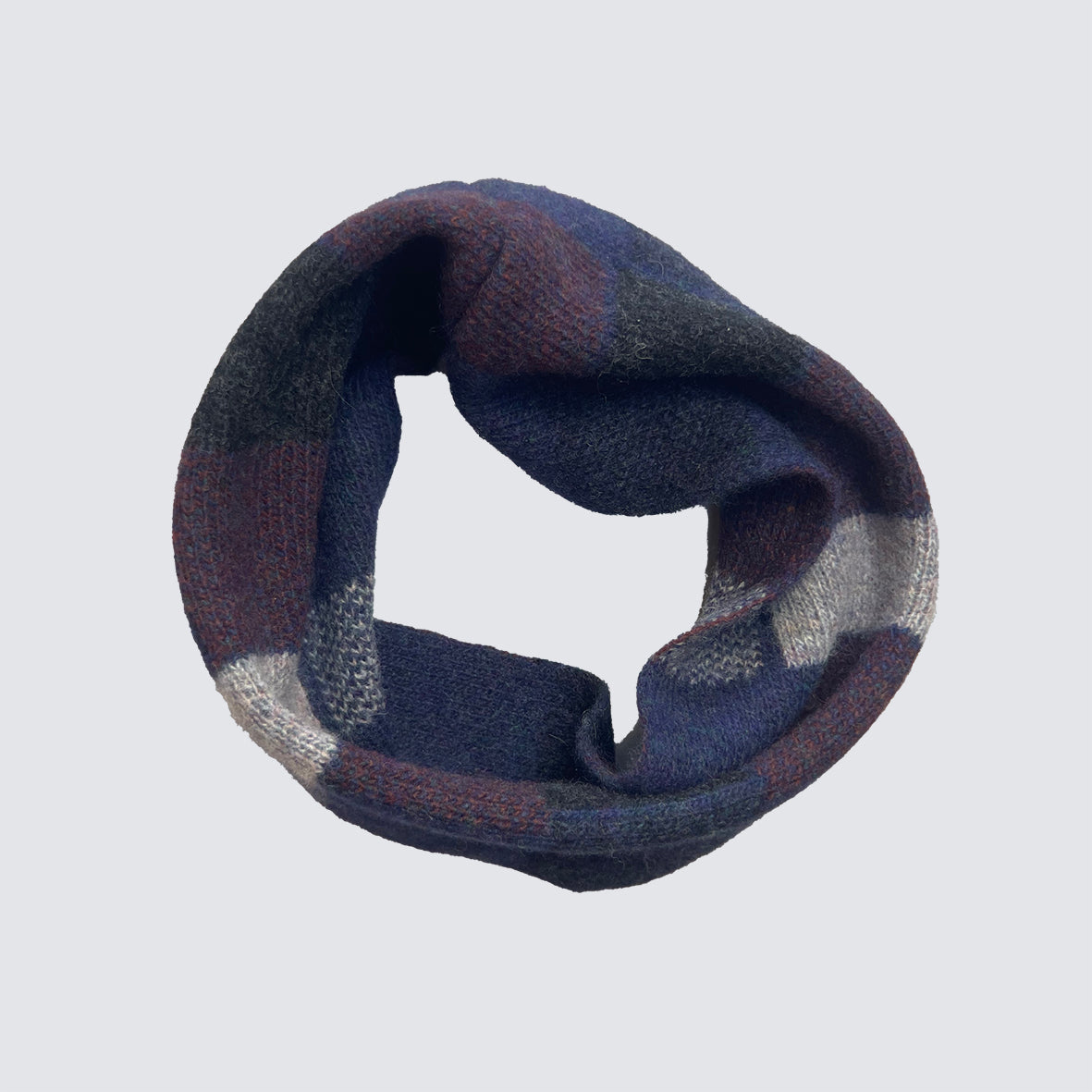 'BLOCK PRINT' TARTAN CHILDREN"S SNOOD (available in 3 colourways)