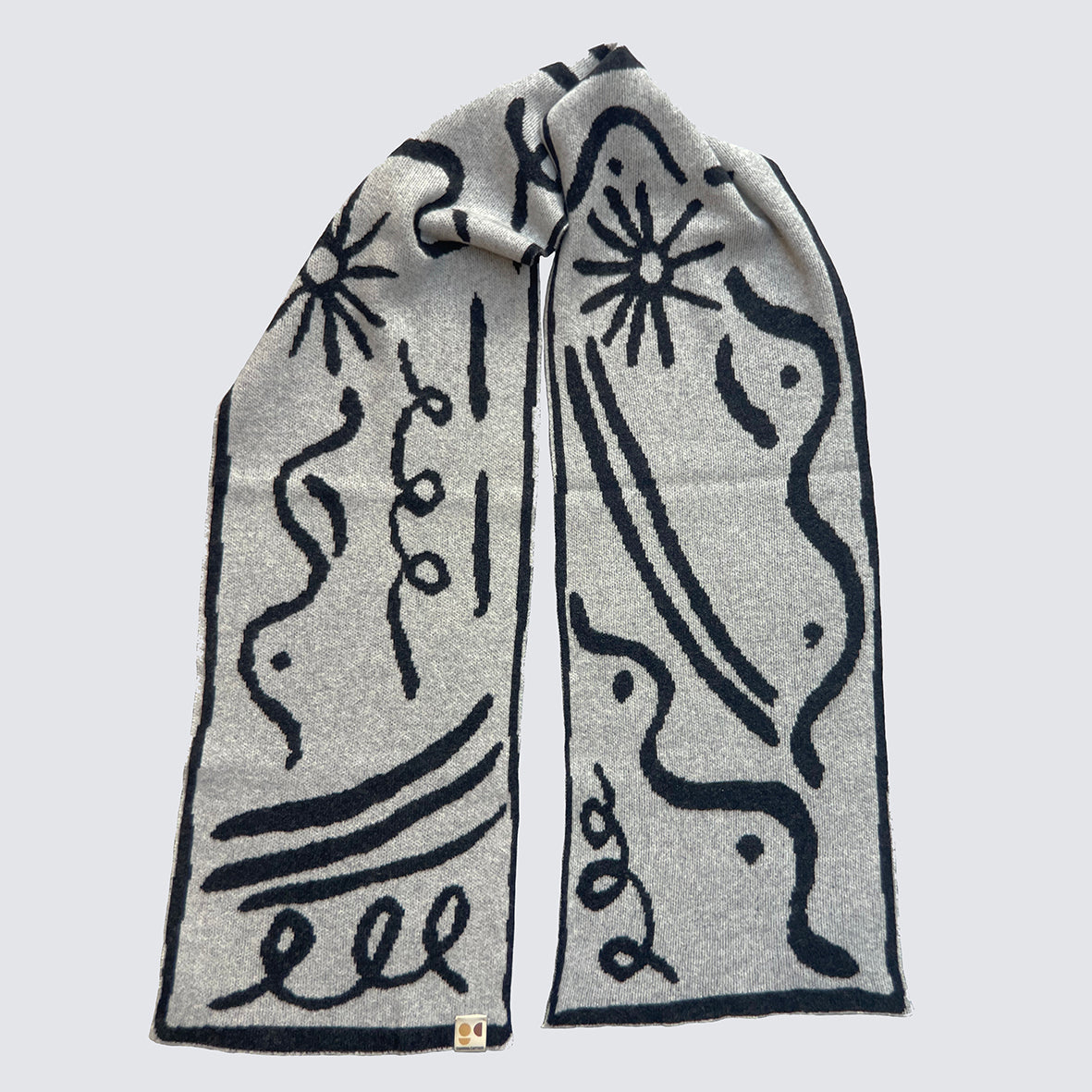 CHARITY FUND RAISER - BOOB SCARF - GREY