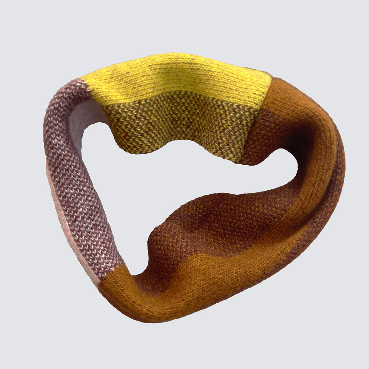 CHEQUER CHILDREN'S SNOOD - CHOCOLATE (available in 4 colourways)