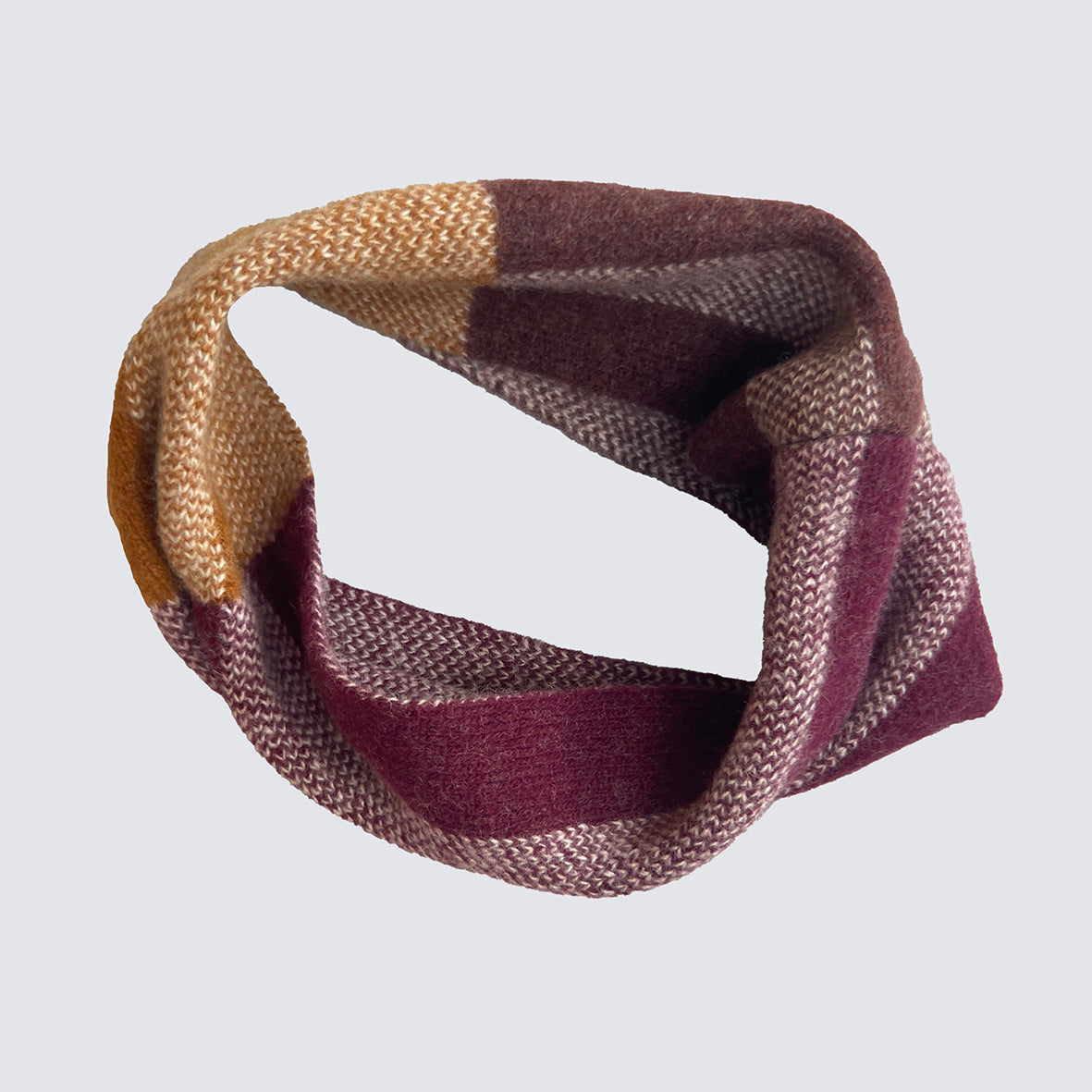 CHEQUER CHILDREN'S SNOOD - CREAM (available in 4 colourways)