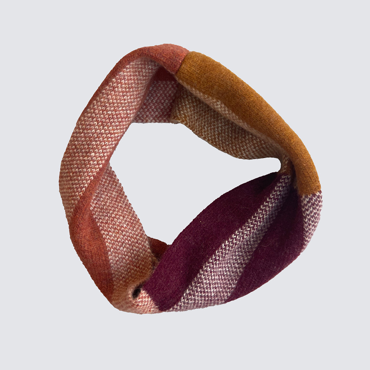 CHEQUER CHILDREN'S SNOOD - CREAM (available in 4 colourways)