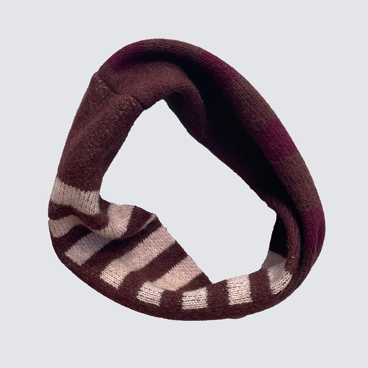 PANTON STRIPE CHILDREN'S SNOOD - CHOCOLATE (available in 4 colourways)
