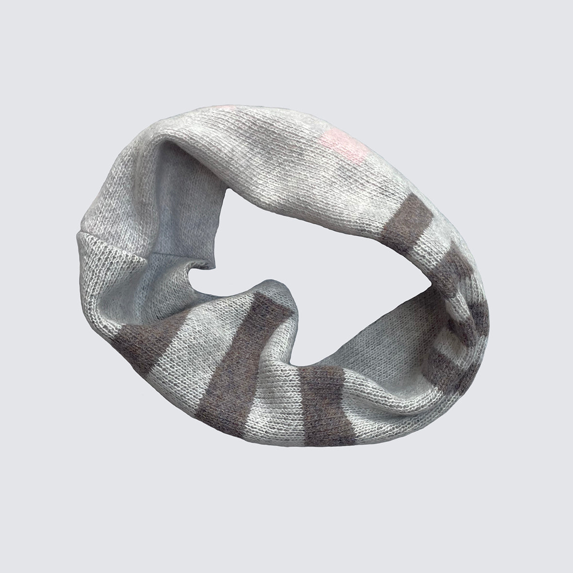PANTON STRIPE CHILDREN'S SNOOD - GREY (available in 4 colourways)