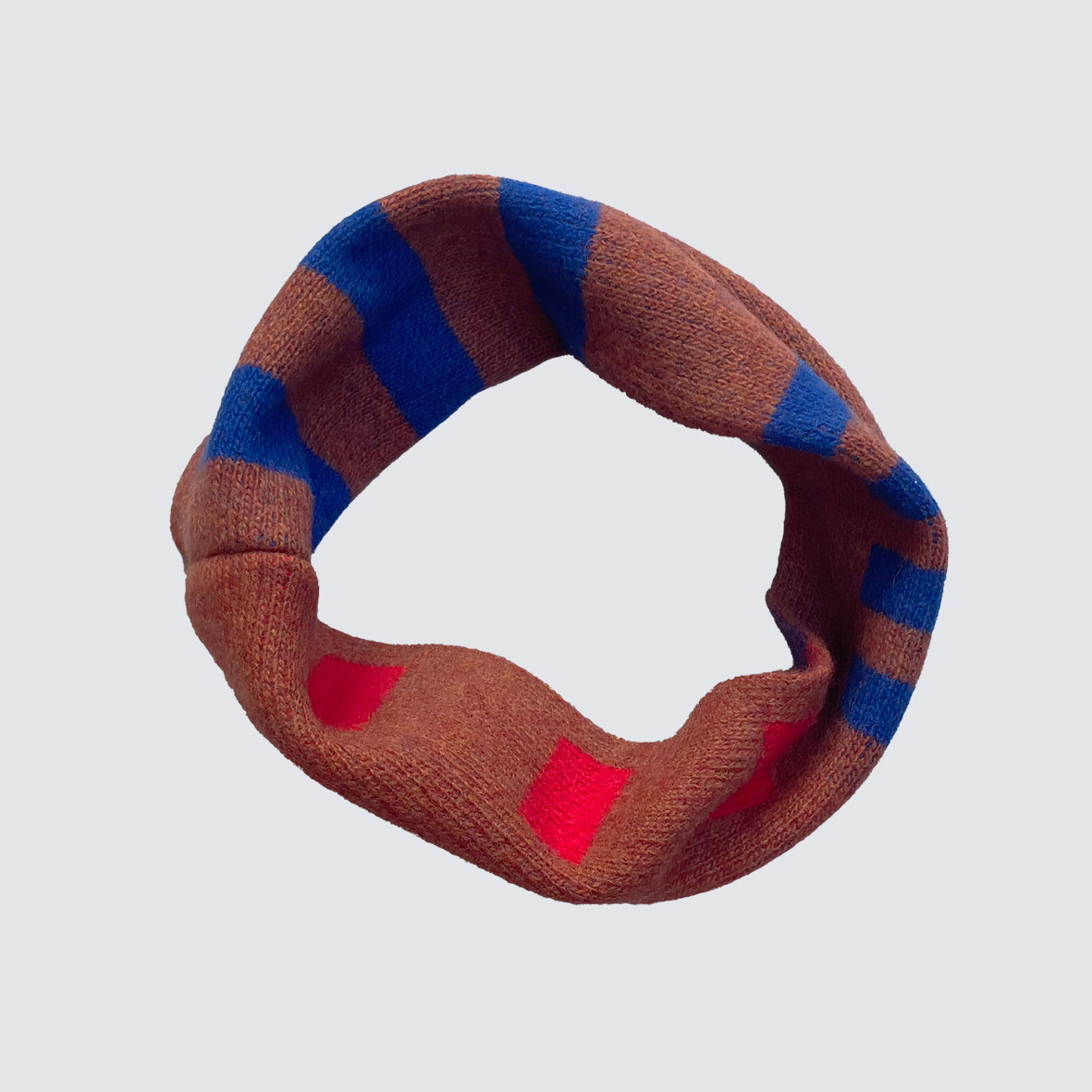 PANTON STRIPE CHILDREN'S SNOOD - RUST (available in 4 colourways)