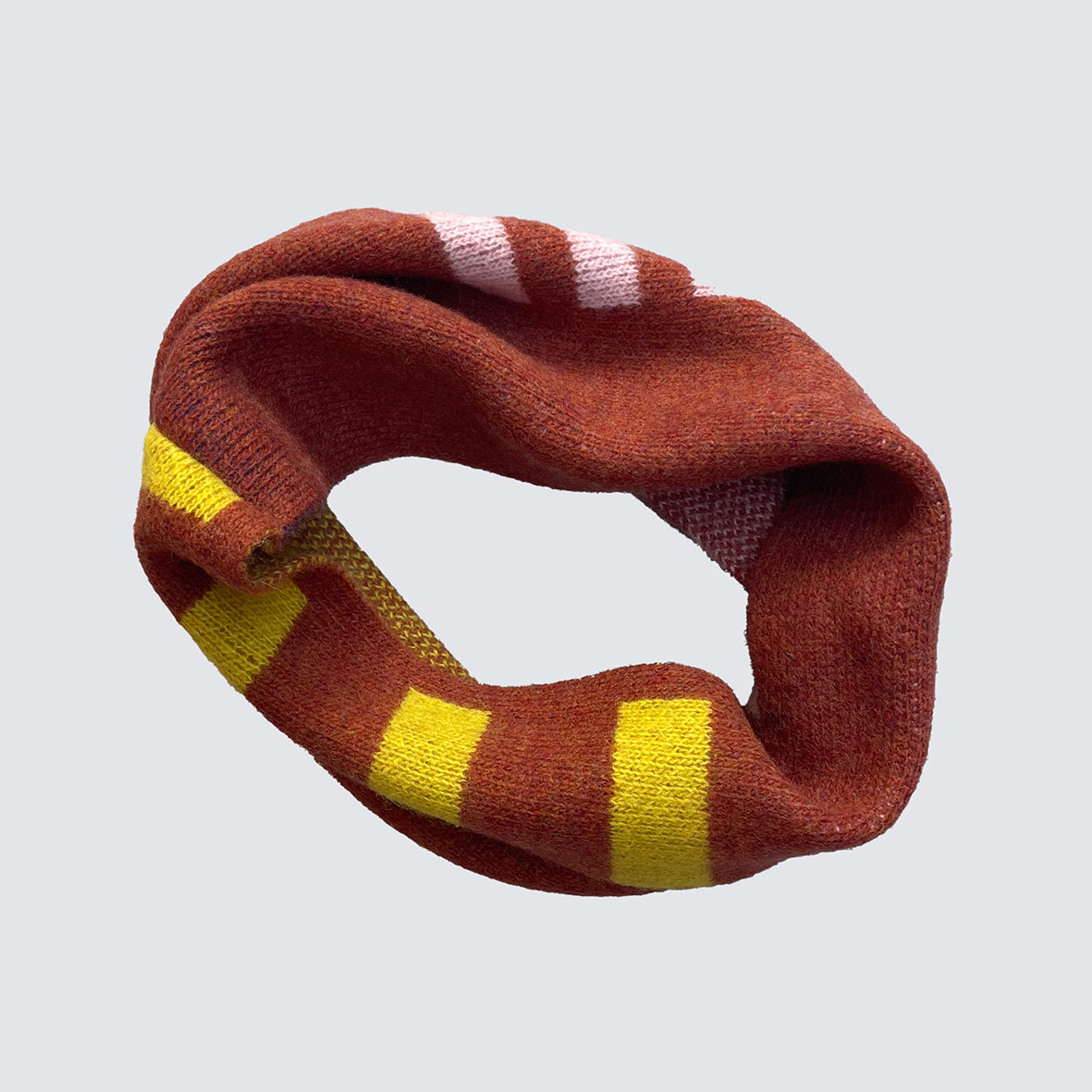 PANTON STRIPE CHILDREN'S SNOOD - RUST (available in 4 colourways)