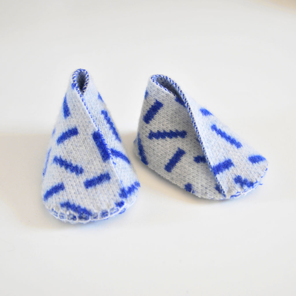 DASH BABY BOOTIE IN GREY AND BLUE